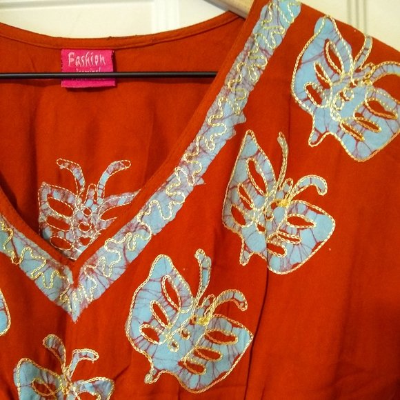 Boho Tie-Dye Butterfly Dress - Picture 3 of 7